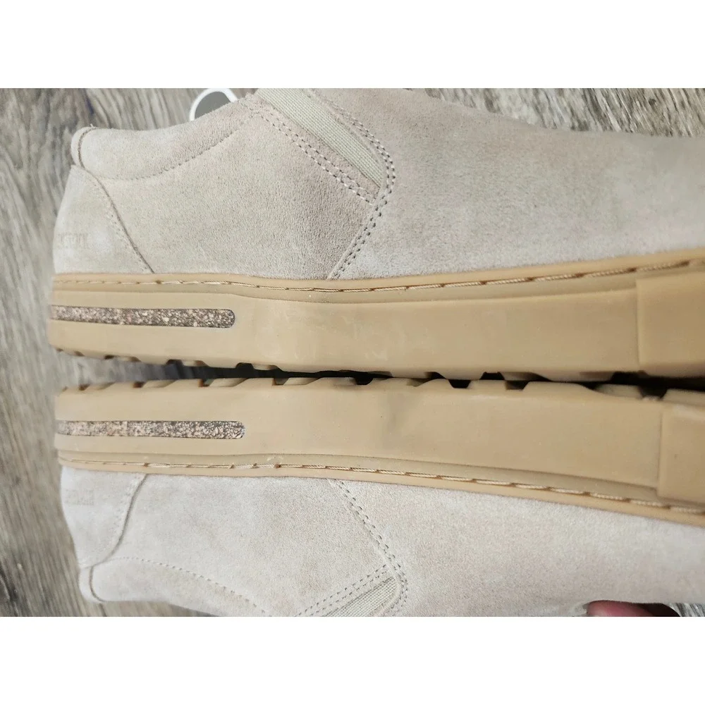 Birkenstock Oswego Suede Slip On Sneakers Sand Beige Mens 44 Loafers Mens US 11